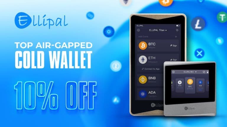 Ellipal - 10% OFF Air-Gapped Cold Wallet