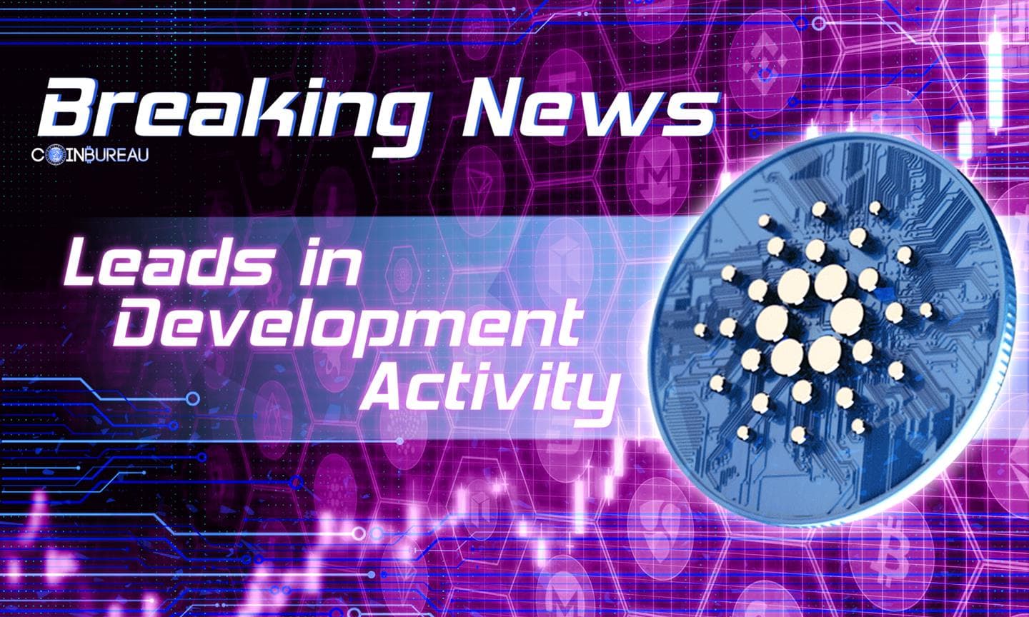 Cardano Leads Crypto Markets in Development Activity