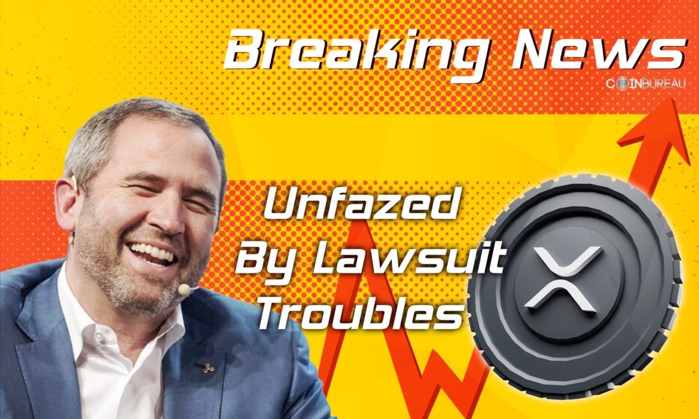 Ripple CEO Unfazed By Lawsuit Troubles, Says Demand for XRP Products Surging